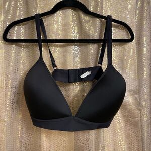 Aerie Real Me Full Coverage Black Wireless Bra, 40C